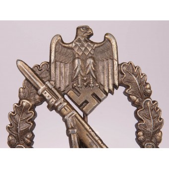 Infanteriattackmärke i brons. Espenlaub militaria
