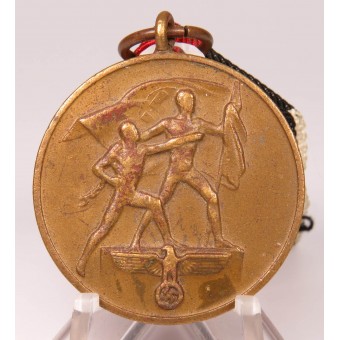 Медаль 1938 года с планкой Пражского замка. Espenlaub militaria