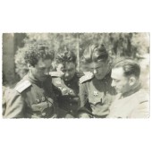 Briefing des officiers de chars de l'Armée rouge