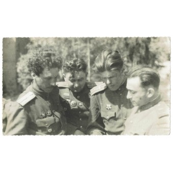Red Army tank officers briefing. Espenlaub militaria