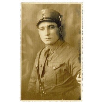 SA Mann Porträtt i full uniform 1933. Espenlaub militaria