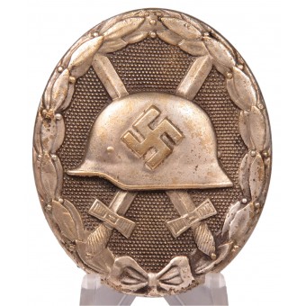 Zilveren Wond Badge S&L PKZ 4 Buntmetall. Espenlaub militaria