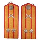 Épaulettes de lieutenant-colonel d'artillerie