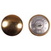 Yhtenäinen 25 mm:n kultaiset napit