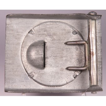 Boucle de ceinture deux pièces en zinc de la Heer Koppelschloss. Espenlaub militaria