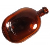 WK2 Muster sowjetische dunkelbraune Glasflasche