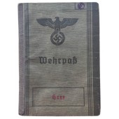 The Wehrpass issued to a musician from Vienna