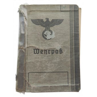 The Wehrpass issued to a person who failed medical check. Espenlaub militaria