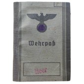 De Wehrpass uitgegeven aan een voormalig Feldwebel van het Tsjechische leger