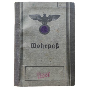 The WeRpass emitido a un Feldwebel Prior de Ejército Checo. Espenlaub militaria