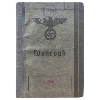 El Wehrpass emitida a un soldado que participó en la campaña de Polonia 1939. Espenlaub militaria