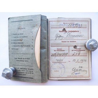 The Wehrpass issued to a soldier who participated in Polish campaign 1939. Espenlaub militaria