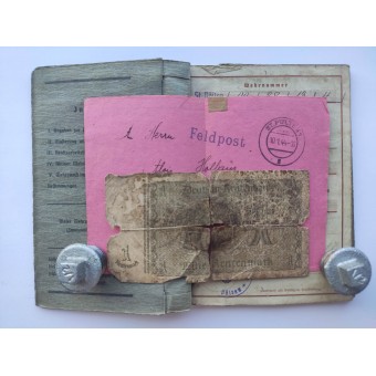 The Wehrpass issued to antiaircraft gunner in campaign in Poland and France. Espenlaub militaria