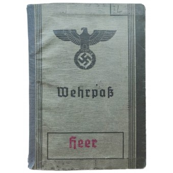The WeRpass emitido al estudiante austriaco. Espenlaub militaria