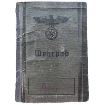 Wehrpass utfärdat till Oberfeldwebel vid garnisonsbataljonen i Wien.. Espenlaub militaria