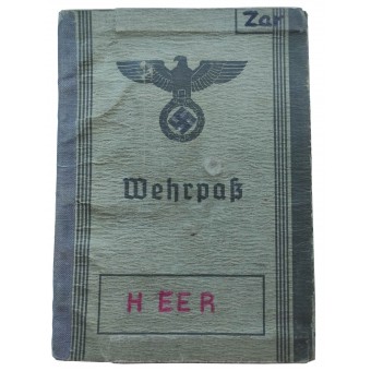 Il Wehrpass rilasciata a Stabsgefreiter: Francese e le campagne polacche, Balcani e Fronte Orientale. Espenlaub militaria
