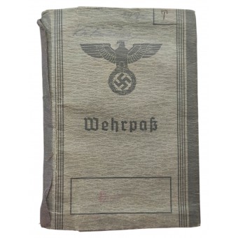 WW1 -veteraanille annettu Wehrpass. Espenlaub militaria