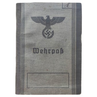 Wehrpasset som utfärdades till veteraner och krigsfångar från första världskriget. Espenlaub militaria