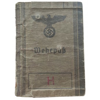 Wehrpass som utfärdades till veteraner från första världskriget som tjänstgjorde i Husaren Regiment 5. Espenlaub militaria