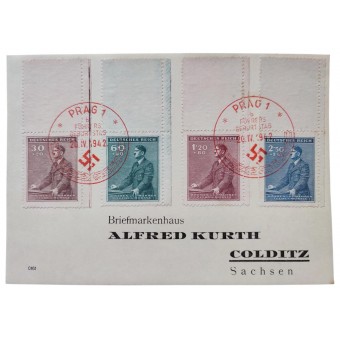 Hitlers birthday first day cover from 1942. Espenlaub militaria
