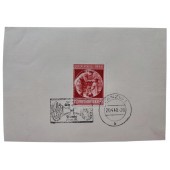 The first day of issue cover (FDC), April 20, 1940