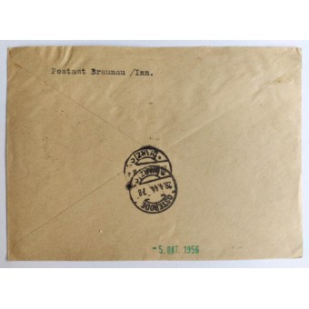 Enveloppe de 1ère journée avec lanniversaire de Fuehrer en 1944. Espenlaub militaria