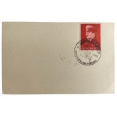 Ensimmäisen päivän postikortti Führerin syntymäpäiväksi vuonna 1941