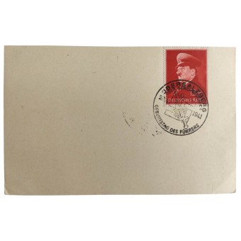 Carte postale de premier jour pour lanniversaire de Führer en 1941. Espenlaub militaria