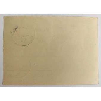 Ensimmäisen päivän postikortti Reichsparteitagille Nuernbergissa vuonna 1937. Espenlaub militaria