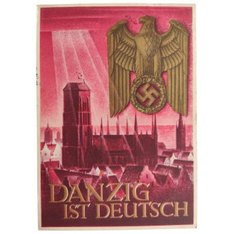 Postcard Danzig is German - Danzig ist Deutsch, 27.8.1941. Espenlaub militaria