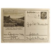 Postkarte mit Sonderstempel des HJ-Lagers Kurhessenlager von 1938