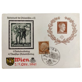 The first day postcard - 47. Philatelistentag - 5.10.1941. Espenlaub militaria