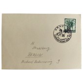 La cartolina postale primo giorno con francobollo di Graz del 20 aprile