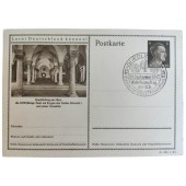 Carte postale premier jour avec timbre SA intéressant pour les compétitions à Quedlinburg en 1942.