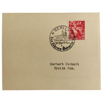 Ensimmäinen päivä postikortti - Zum 30. Januar. Espenlaub militaria
