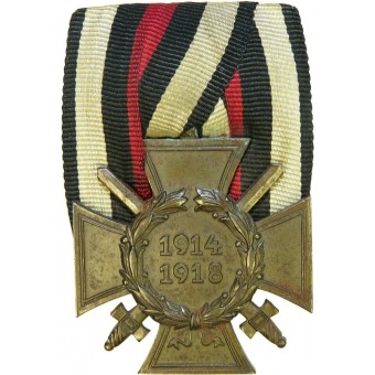 1914-1918 Gedenkkreuz für Kämpfer im Ersten Weltkrieg auf dem Medaillenbalken. Espenlaub militaria