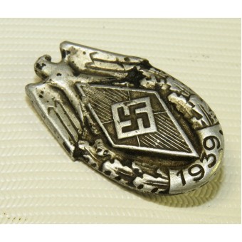 1939 Hitler jeunesse Sport Badge Festival - Redo. Espenlaub militaria