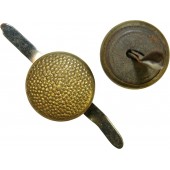 3er Reich 12 mm Generales o NSDAP botones de oro para sombrero de visera