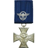3rd Reich Police long service decoration, 2nd class, for 18 years.
