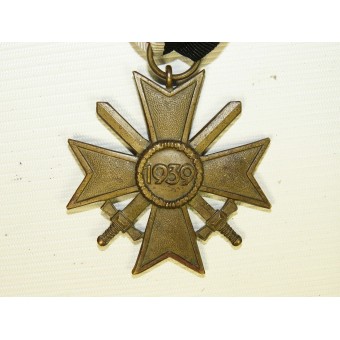 Mérito tercera Guerra del Reich decoración de segunda clase cruz de servicio de combate. Espenlaub militaria