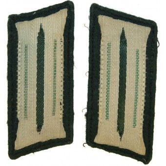 3RD Reich Wehrmacht Gebirgsjager Collar Tabs, privébedrijf gemaakt voorbeeld. Espenlaub militaria