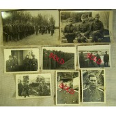 5 photos ont appartenu à l'officier letton de la 15e Division Waffen Gren.r SS.