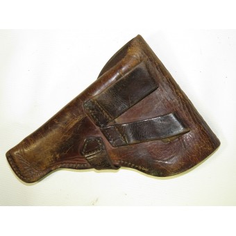 7,65 Korovin pistol tidig sovjetisk- RKKA brun läder hölster. Espenlaub militaria