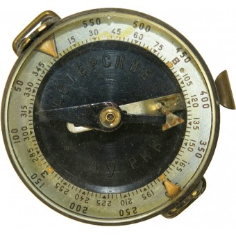 WW2: n edeltävä Neuvostoliiton RKA-kompassi, merkitty RKKA-työpajat.. Espenlaub militaria