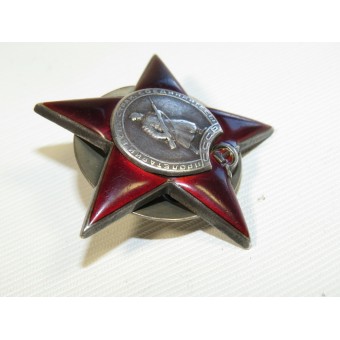 Sovjetisk orden med röd stjärna typ 6, variant 1, andra världskriget.. Espenlaub militaria