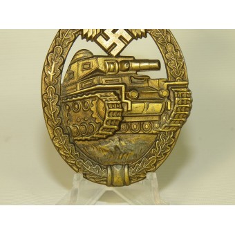 Bronze Panzerkampfabzeichen Panzersturmabzeichen. Espenlaub militaria