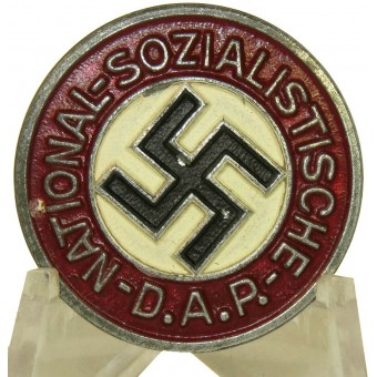 M 1/17 RZM NSDAP MEMOMBADGE sinkissä. Assmann & Söhen erinomainen kuntomerkki. Espenlaub militaria