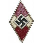 M 1/185 marqué Hitler Jugend HJ badge membre zinc