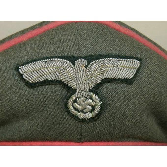 Cappello della visiera di Wehrmacht Heer Panzer ufficiale.. Espenlaub militaria