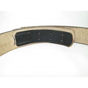 NSDAP formations leather belt for heavy duty. Shortened, current size 95 cm. Espenlaub militaria